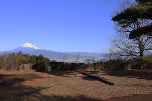 オートサイトから見える富士山