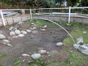 昭和40年代に発掘された精錬所の跡